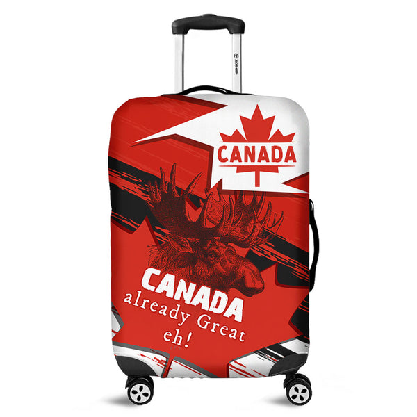 Canada Luggage Cover Canada Already Great, Eh!