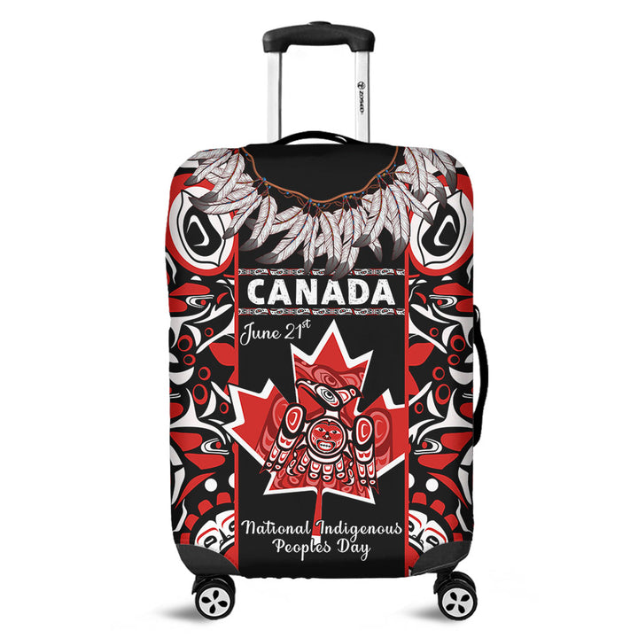 Canada Luggage Cover National Indigenous Peoples Day Canadian Indigenous Haida