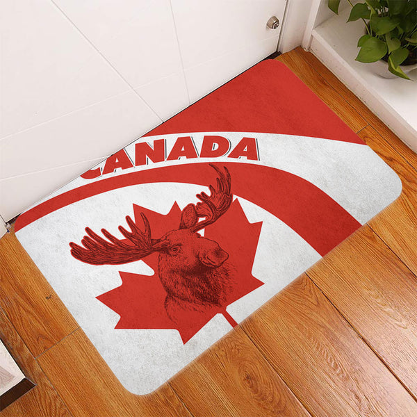 Canada Doormat Red & White Canadian Spirit