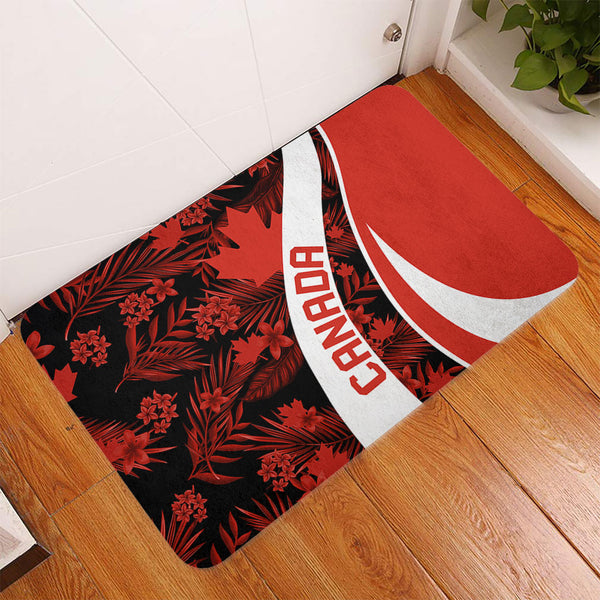 Canada Doormat Canada Vintage Tropical Summer Style
