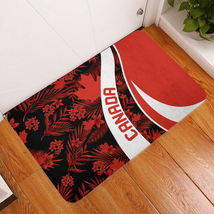 Canada Doormat Canada Vintage Tropical Summer Style