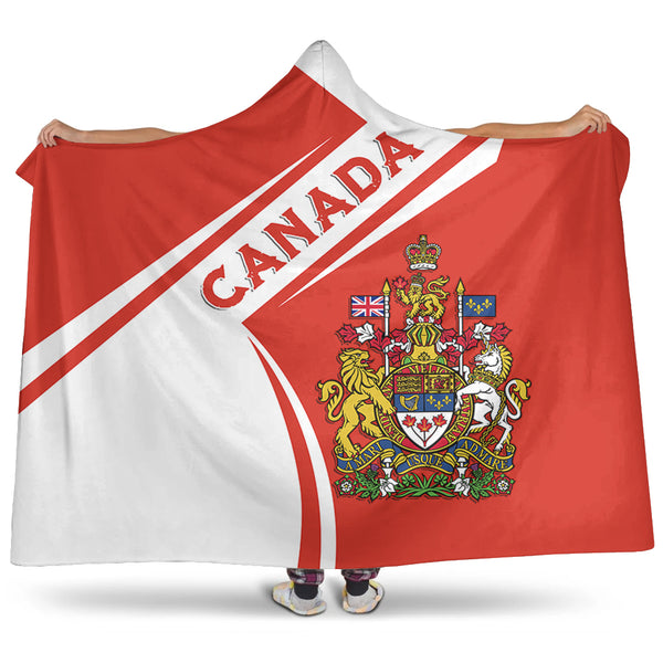 Canada Hooded Blanket Canada North Vibes Only