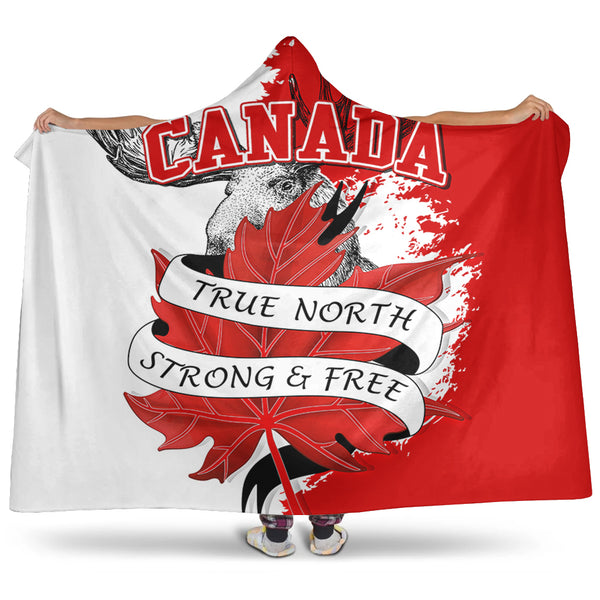 Canada Hooded Blanket Canada Wild Maple Strength