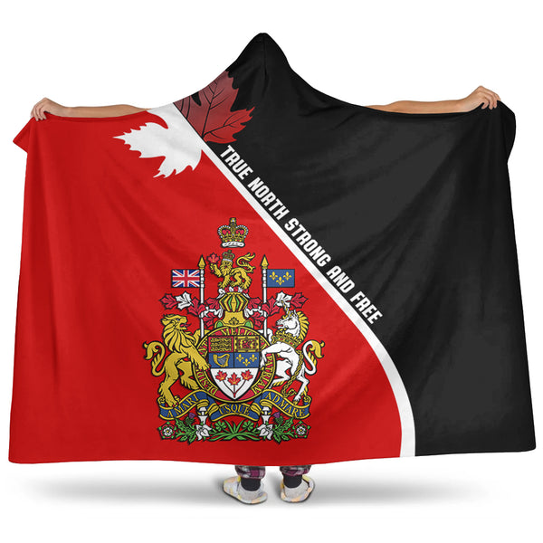 Canada Hooded Blanket Custom Proud Canadian Coat