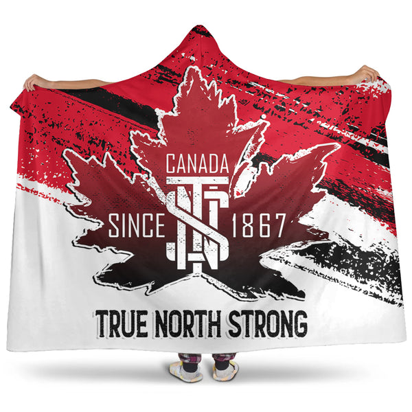 Canada Hooded Blanket Since 1867 Strong & Free