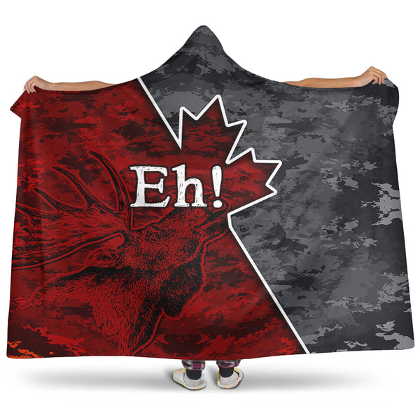 Canada Hooded Blanket Camouflage Maple Strength