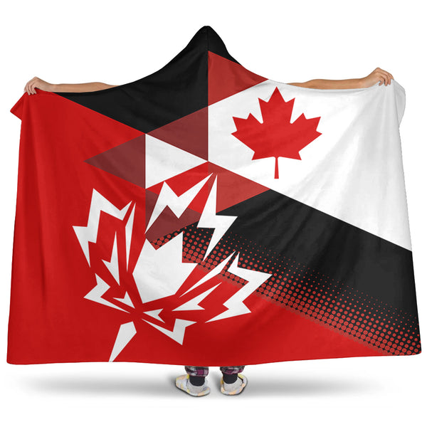 Canada Hooded Blanket Canada Maple Streetwear Graphic Style