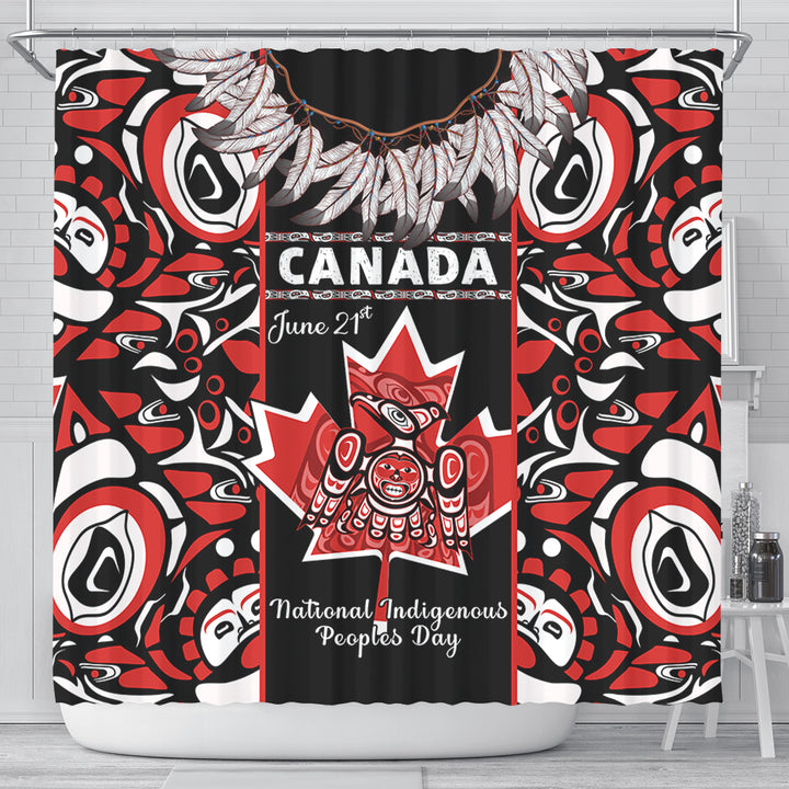Canada Shower Curtain National Indigenous Peoples Day Canadian Indigenous Haida