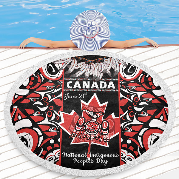 Canada Beach Blanket National Indigenous Peoples Day Canadian Indigenous Haida