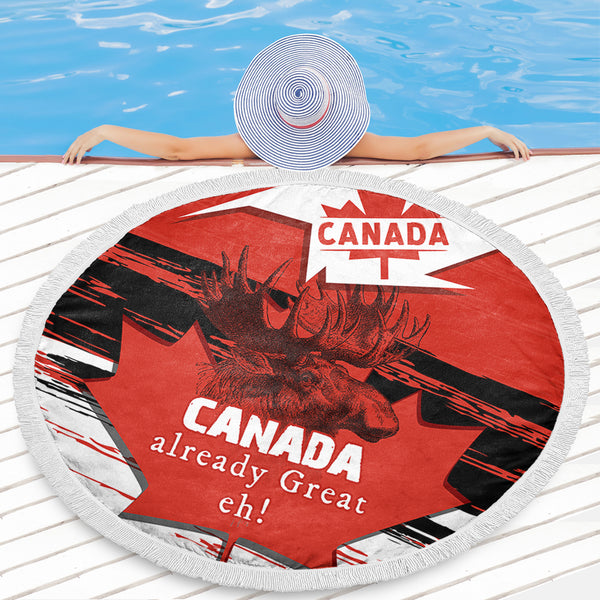 Canada Beach Blanket Canada Already Great, Eh!