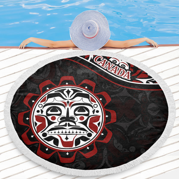 Canada Beach Blanket Haida Sun Spirit