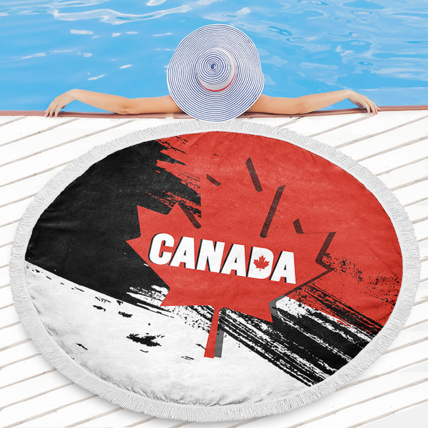 Canada Beach Blanket Canada Maple Crest Honor