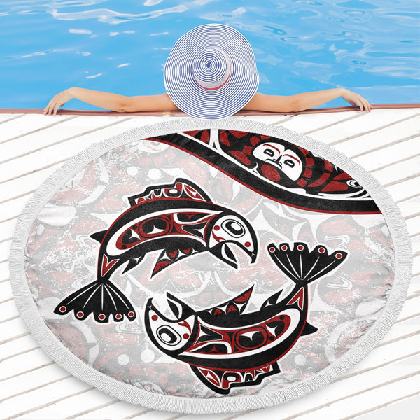 Canada Beach Blanket Haida Ocean Strength