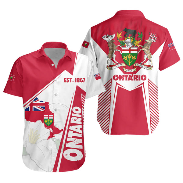 Ontario Short Sleeve Shirt United Provinces & Territories