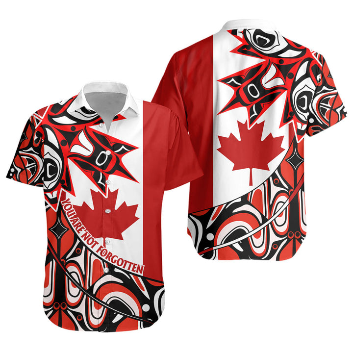 Canada Short Sleeve Shirt Maple Remembrance Indigenous Pride