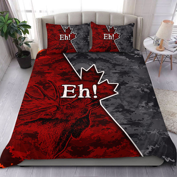 Canada Bedding Set Camouflage Maple Strength