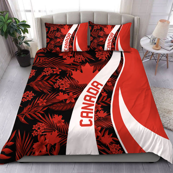 Canada Bedding Set Canada Vintage Tropical Summer Style
