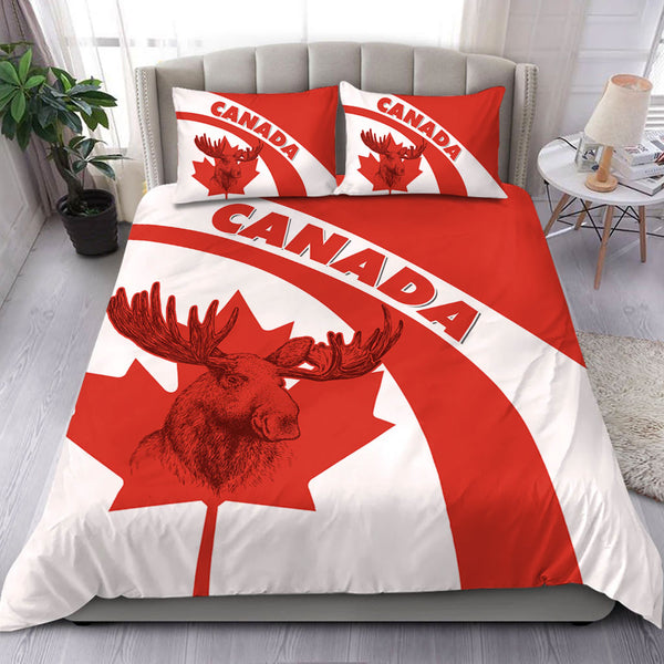 Canada Bedding Set Red & White Canadian Spirit