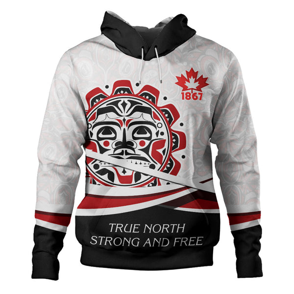 Canada Hoodie Canada Sun Spirit 1867 True North Heritage