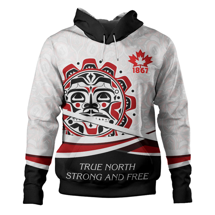 Canada Hoodie Canada Sun Spirit 1867 True North Heritage