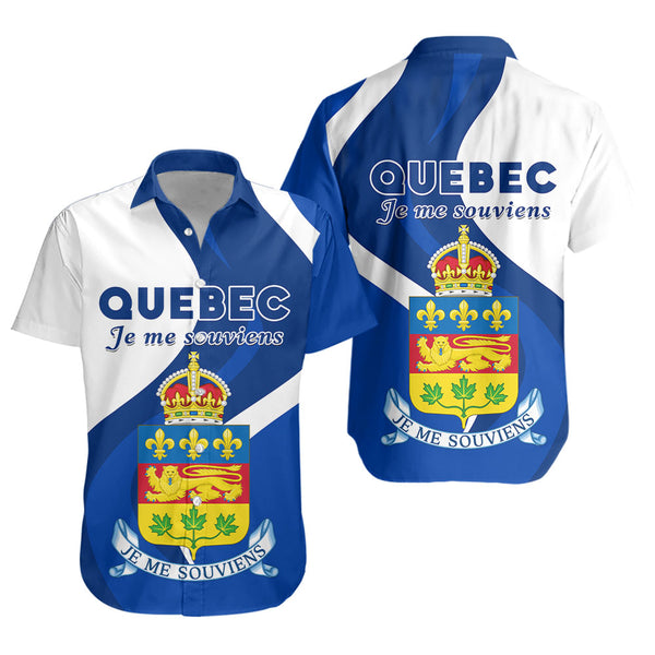 Quebec Short Sleeve Shirt Crest Of Identity