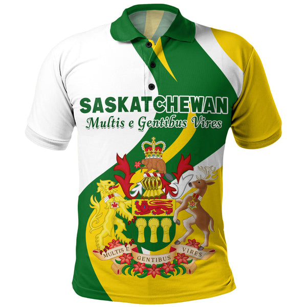 Saskatchewan Polo Shirt Crest Of Identity