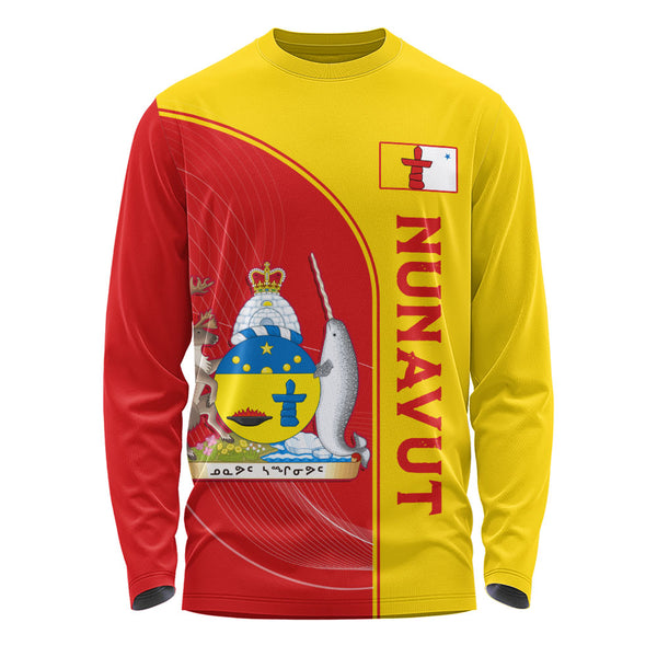 Nunavut Long Sleeve T-Shirt Proud Provincial Heritage