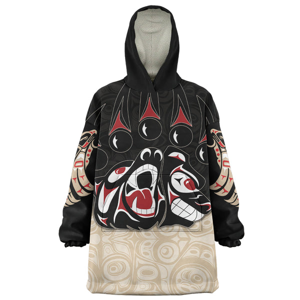 Canada Snug Hoodie Haida Strength Roaring Ancestral Energy