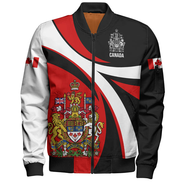 Canada Bomber Jacket Heritage Pride And Power Crest