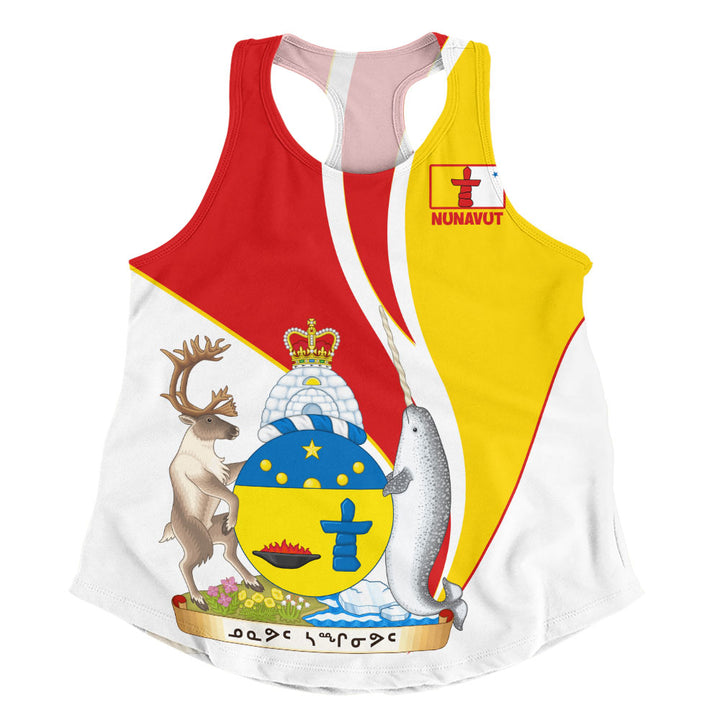 Nunavut Women Tank Heritage Pride Of The North