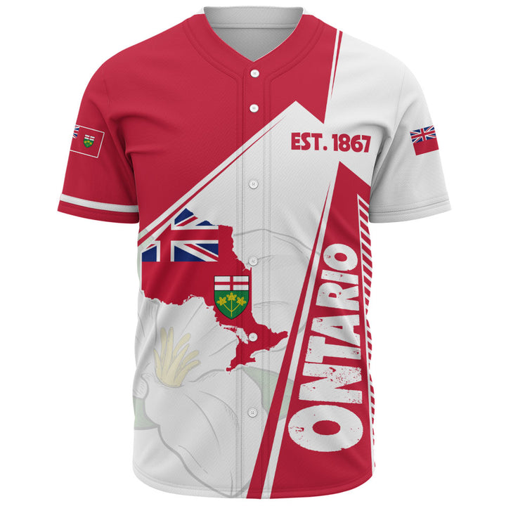 Ontario Baseball Shirt United Provinces & Territories