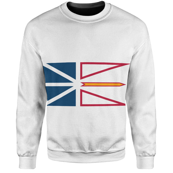 Newfoundland & Labrador Sweatshirt Flag Minimalist Pride Style