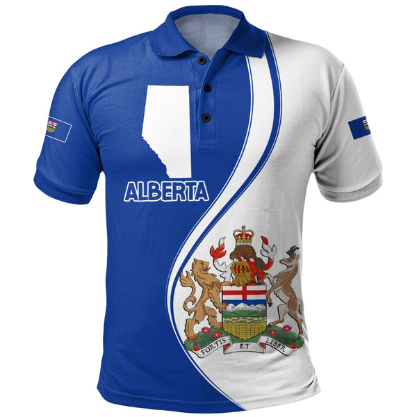 Alberta Polo Shirt Canada Territories Pride