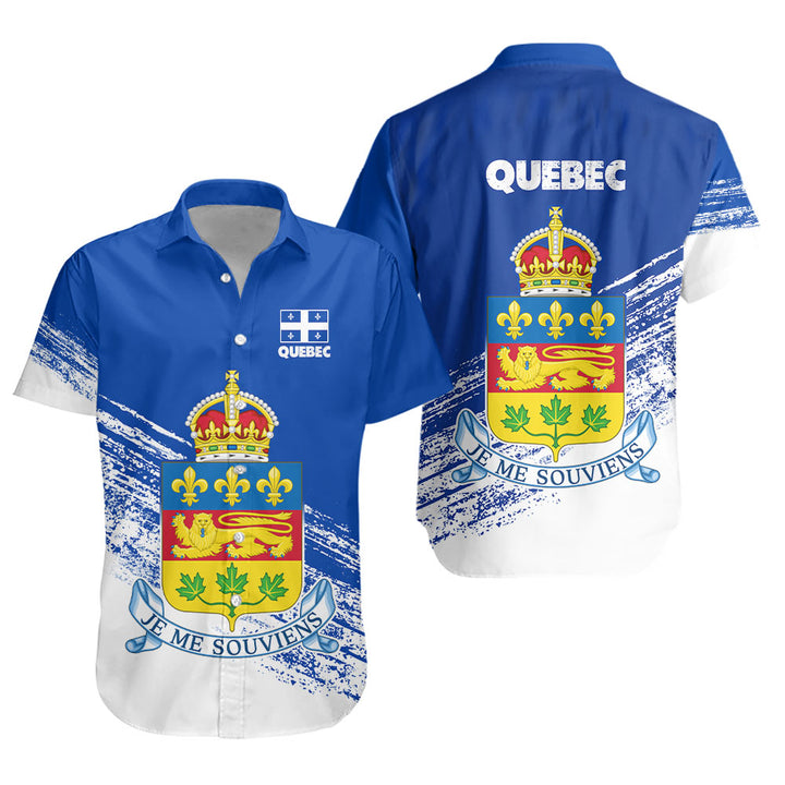 Quebec Short Sleeve Shirt Pride Of The Provinces