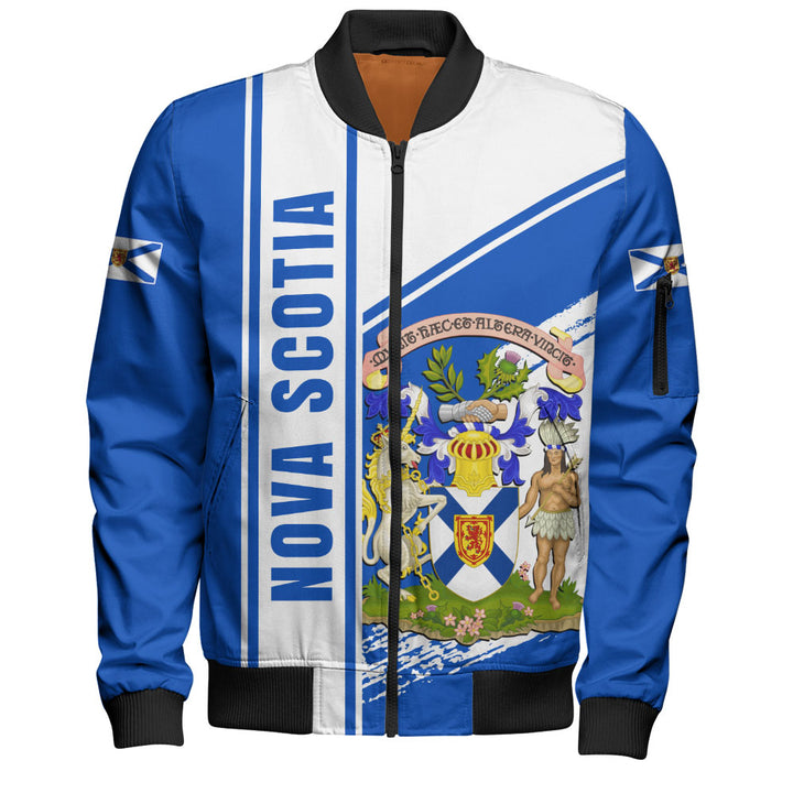 Nova Scotia Bomber Jacket Heritage Strength Crest