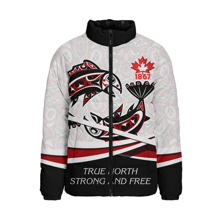 Canada Padded Jacket Spirit Of Salmon True North Freedom