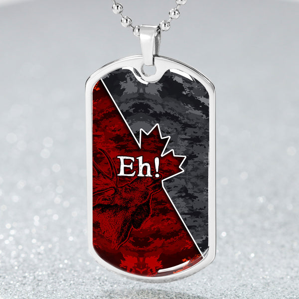 Canada Dog Tag Camouflage Maple Strength