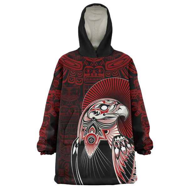Canada Snug Hoodie Canada Haida Eagle Warrior Legacy