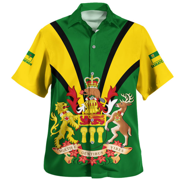 Saskatchewan Bowling Shirt Proud Provinces Collection