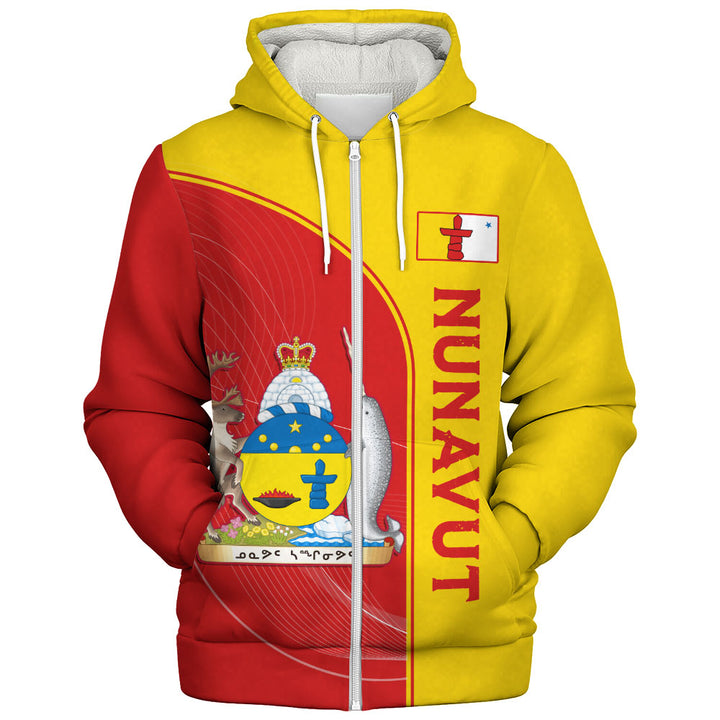 Nunavut Sherpa Hoodie Proud Provincial Heritage