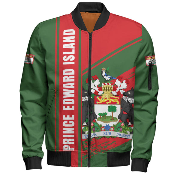 Prince Edward Island Bomber Jacket Heritage Strength Crest