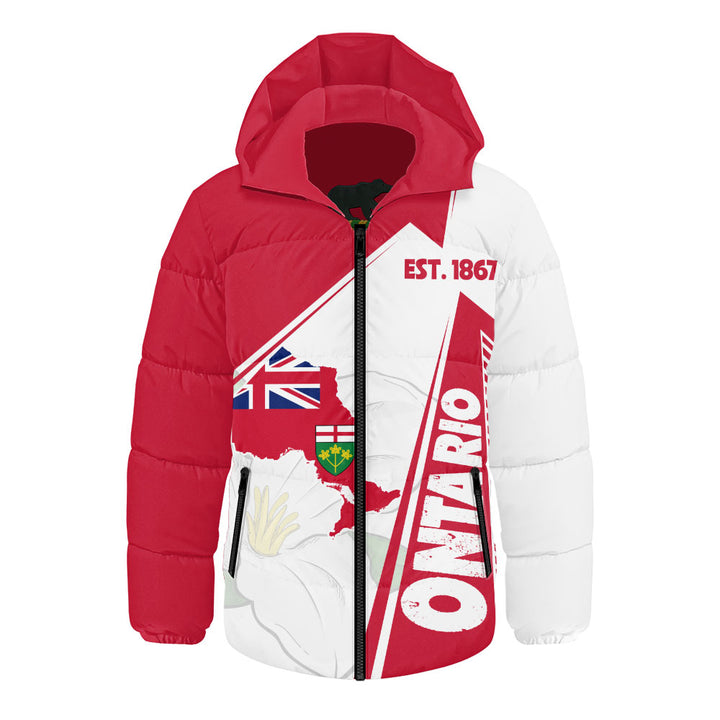 Ontario Hooded Padded Jacket United Provinces & Territories