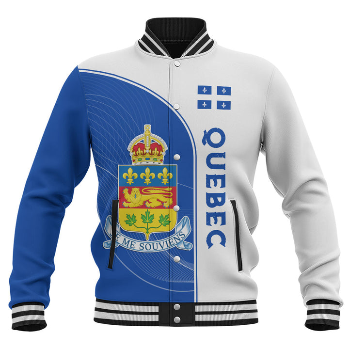 Quebec Baseball Jacket Proud Provincial Heritage