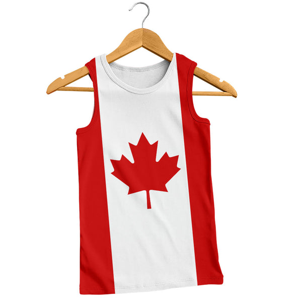 Canada Tank Top Flag Minimalist Pride Style