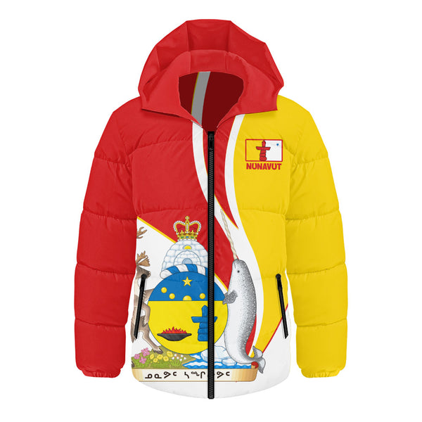 Nunavut Hooded Padded Jacket Heritage Pride Of The North