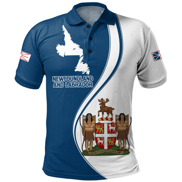 Newfoundland & Labrador Polo Shirt Canada Territories Pride