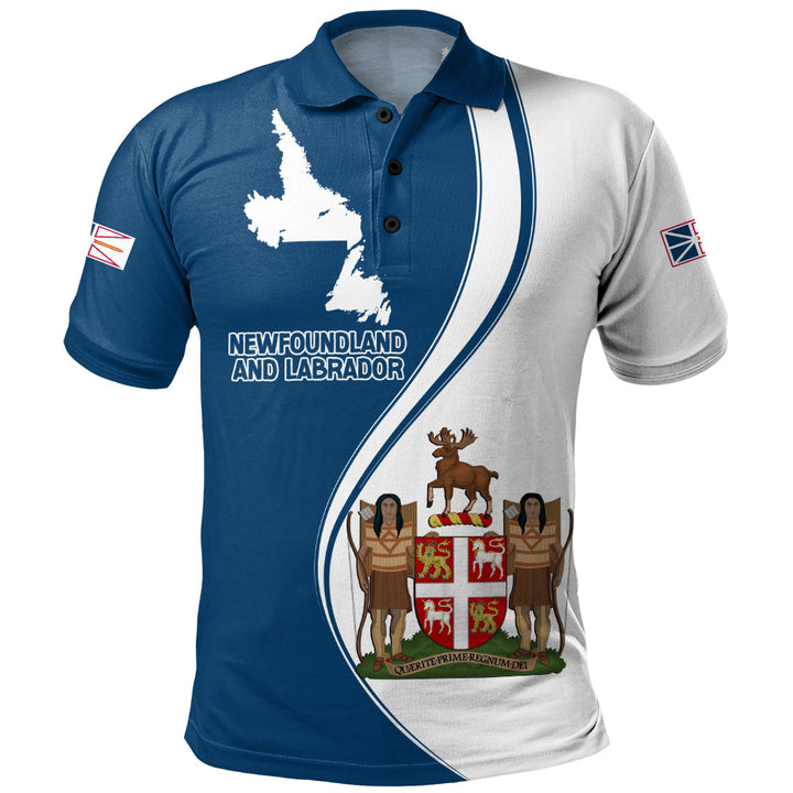 Newfoundland & Labrador Polo Shirt Canada Territories Pride