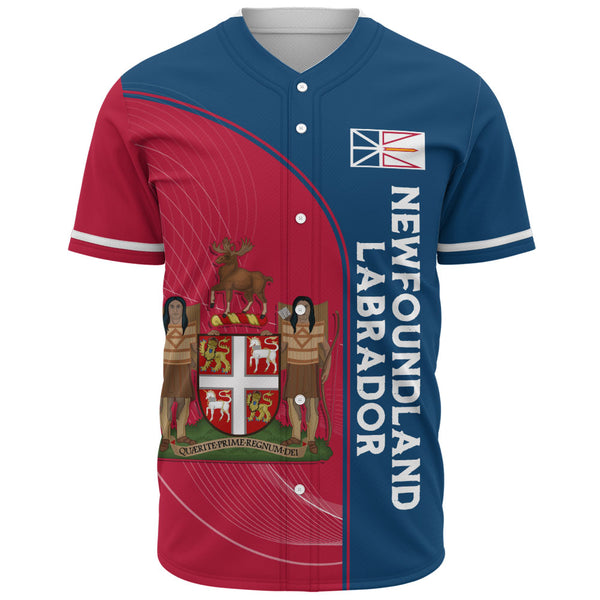 Newfoundland & Labrador Baseball Shirt Proud Provincial Heritage