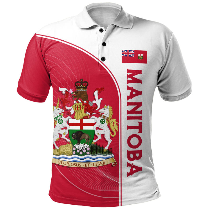 Manitoba Polo Shirt Proud Provincial Heritage