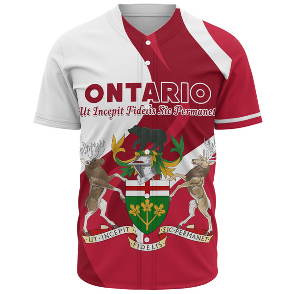 Ontario Baseball Shirt Crest Of Identity